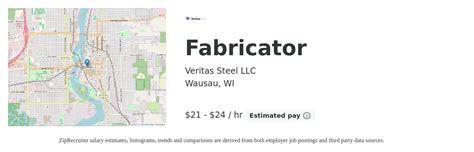 Veritas Steel LLC hiring Steel Fabricator in Wausau, Wisconsin, 